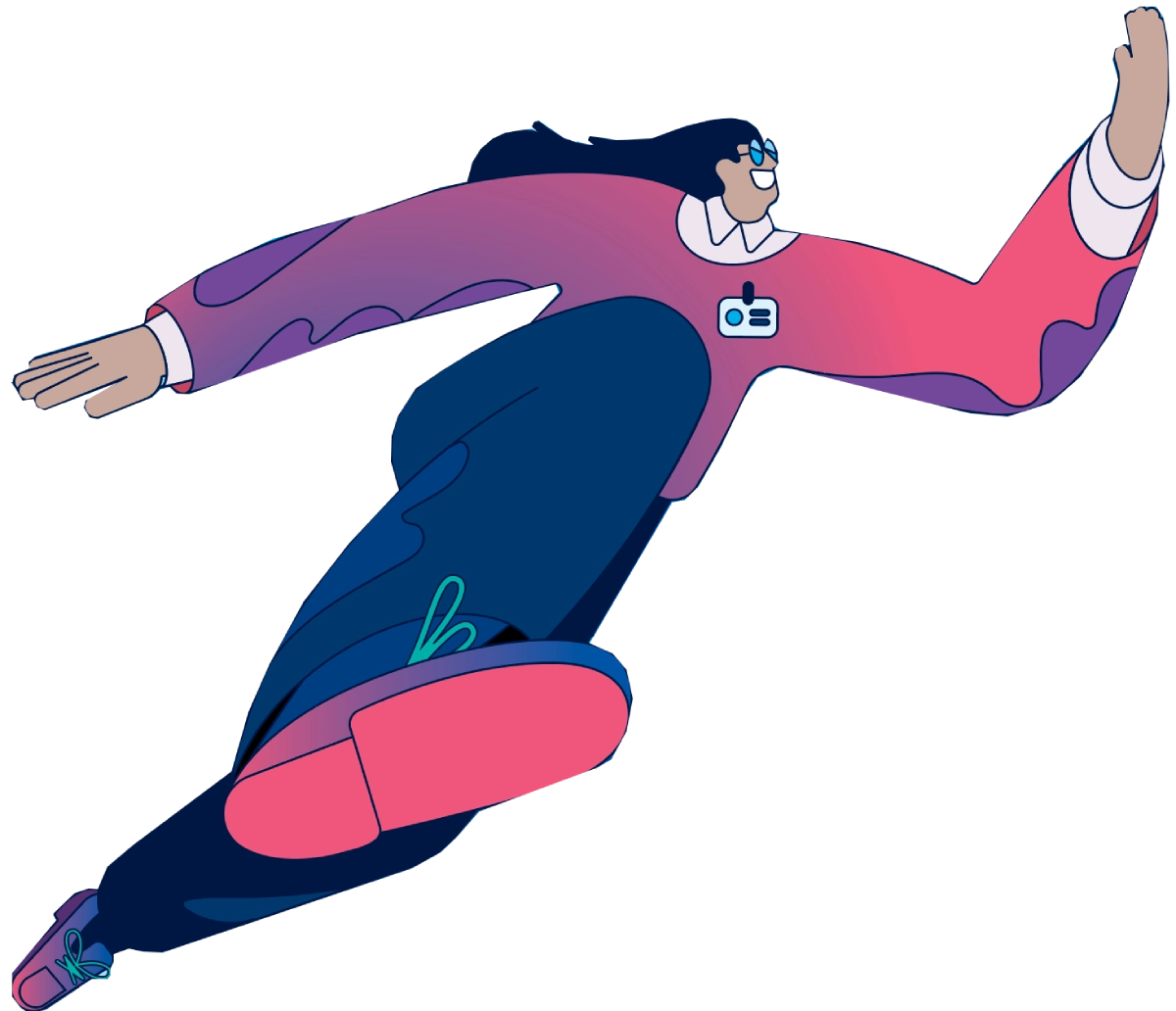 Informa person illustration